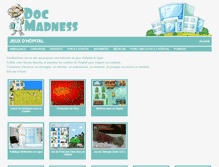 Tablet Screenshot of docmadness.com